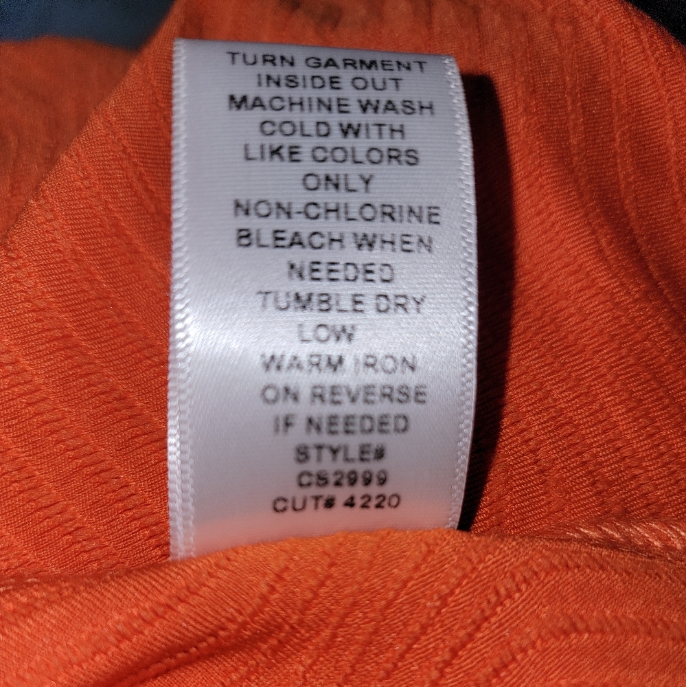 NEW NWT CurvySense Plus Size Iree Wavy Flare Dress Orange - Picture 9 of 9